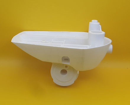 گلویی پنکه پارس خزر مدل ES-9010 - گردن اصلی اتصال پایه به بدنه