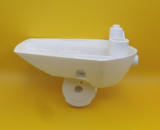 گلویی پنکه پارس خزر مدل ES-9010 - گردن اصلی اتصال پایه به بدنه